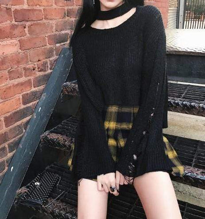 Gothic Harajuku Pleated Skirt