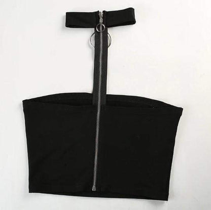 AURA Sexy Off the Shoulder Crop Top