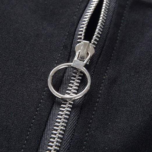 Gothic Pentagram Hollow Out High Waist Pants