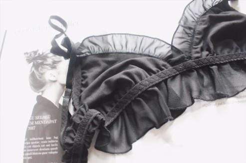 Gothic Lolita Kawaii Ruffles Lingerie Set