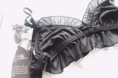 Gothic Lolita Kawaii Ruffles Lingerie Set