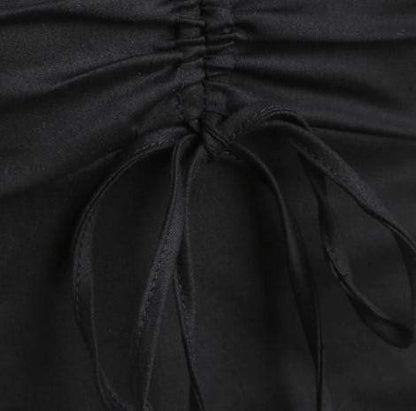 Gothic Dress Women Lace Up Corset