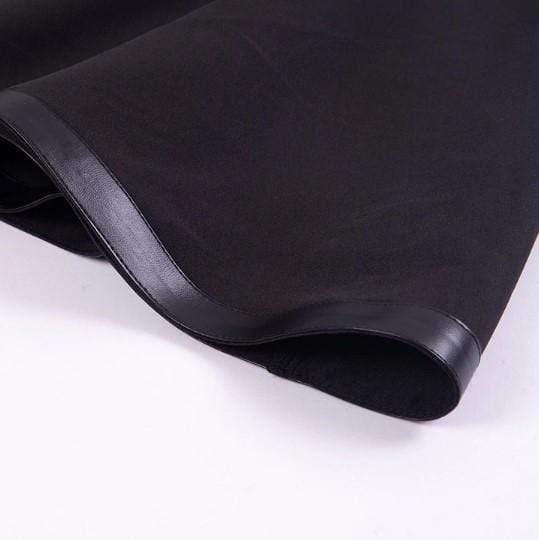 Gothic Black Iron Ring Mini Skirt