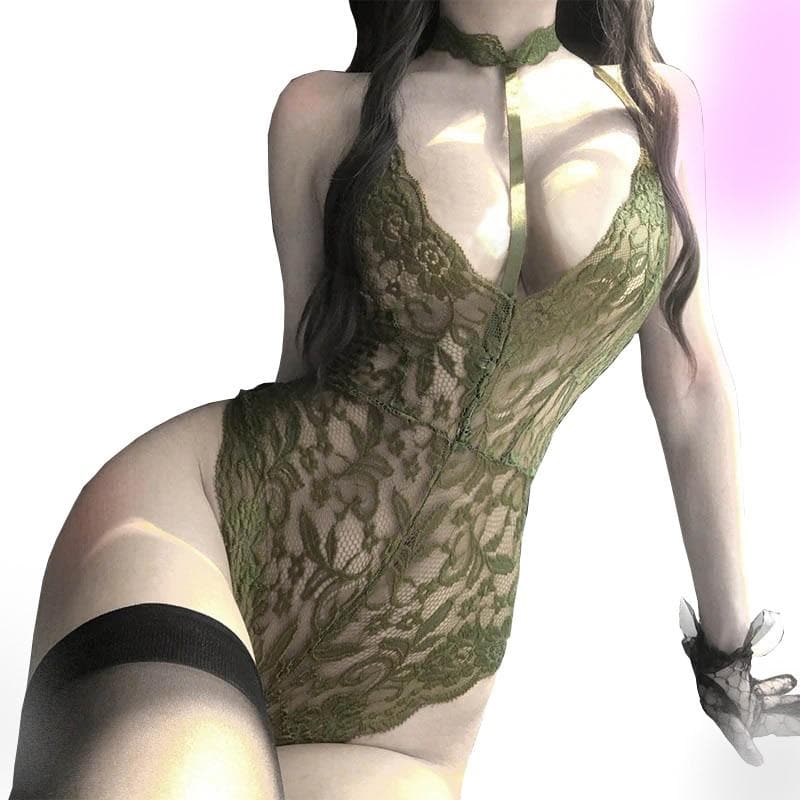 Green with Stockings