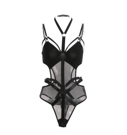 Sexy Mesh Gothic Bodysuit