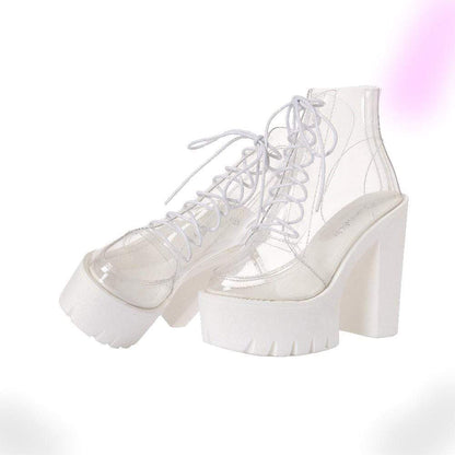 Transparent Gothic Boots