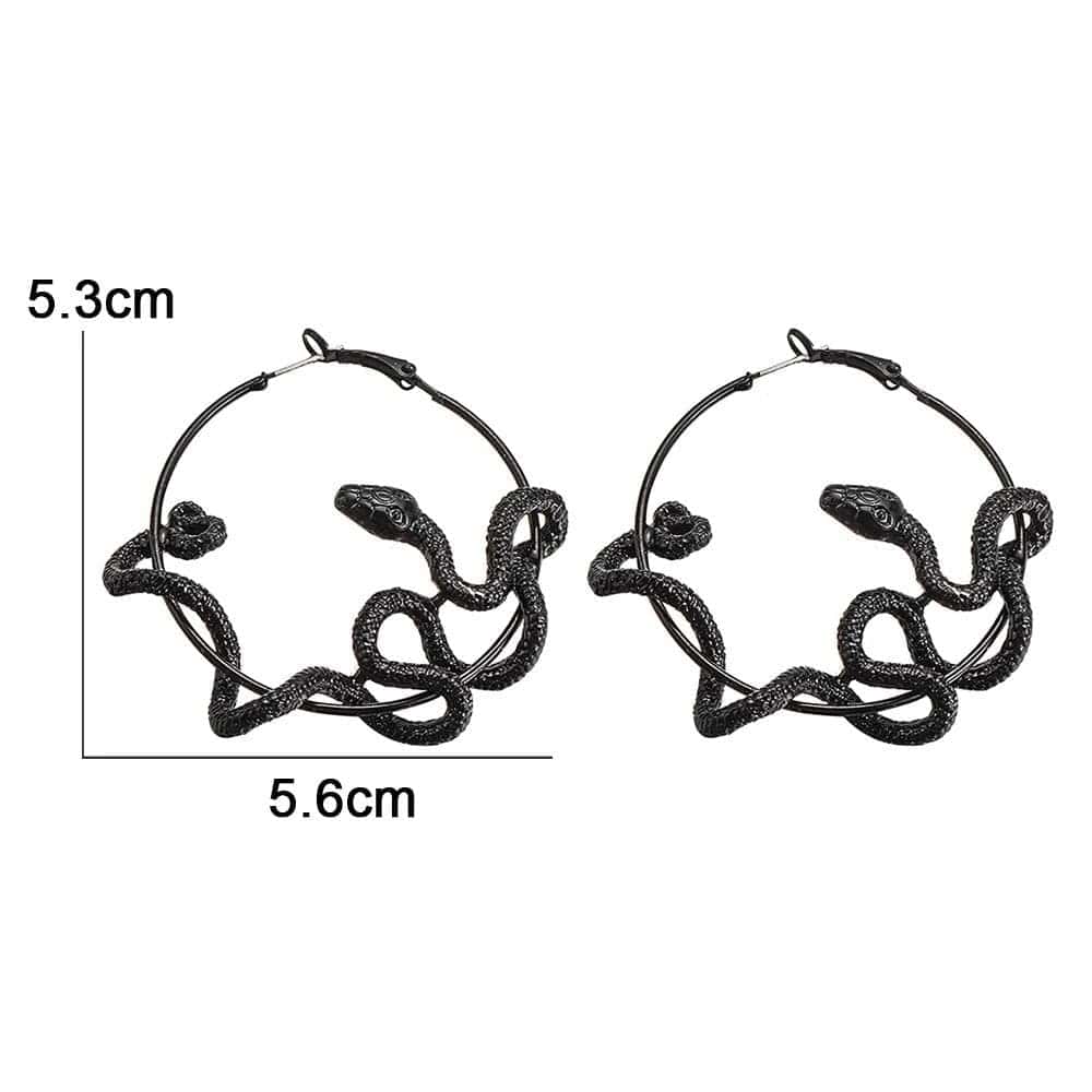 Tribal Serpent Punk Earrings