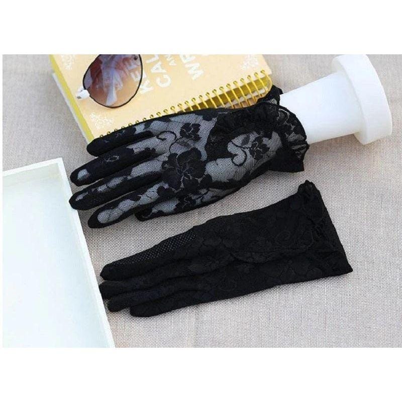 Lotus Steampunk Gloves