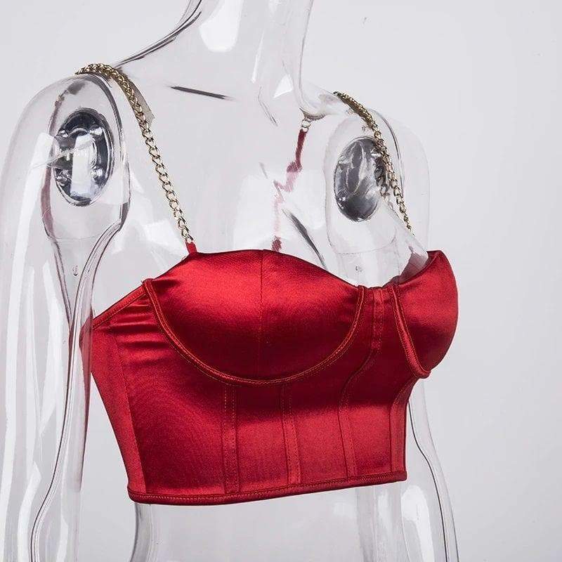 Modern Fantasy Goth Crop Top