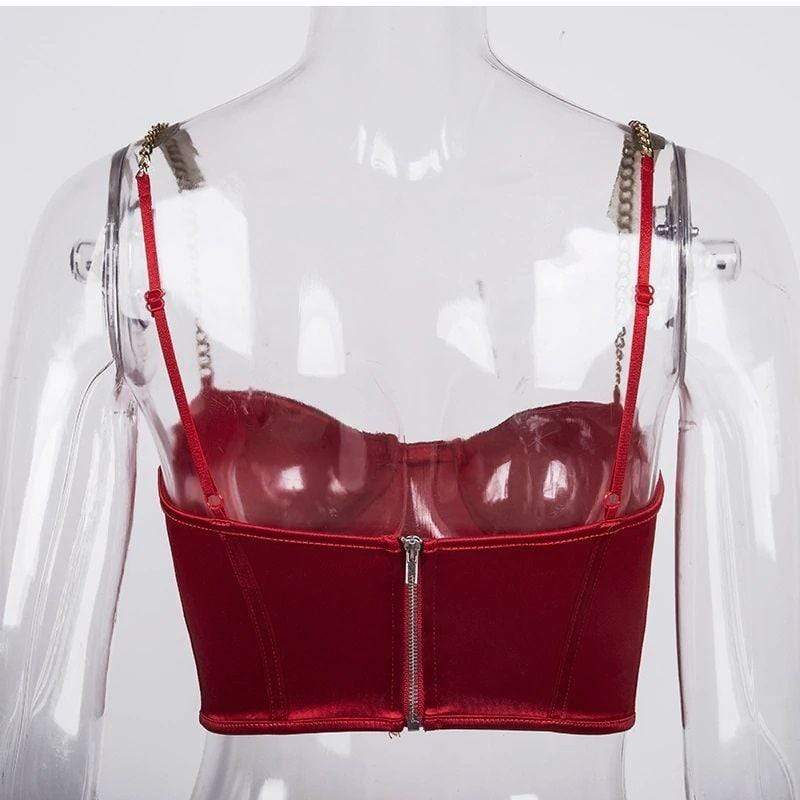 Modern Fantasy Goth Crop Top