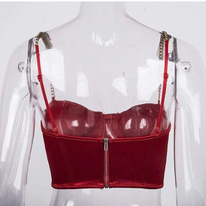 Modern Fantasy Goth Crop Top