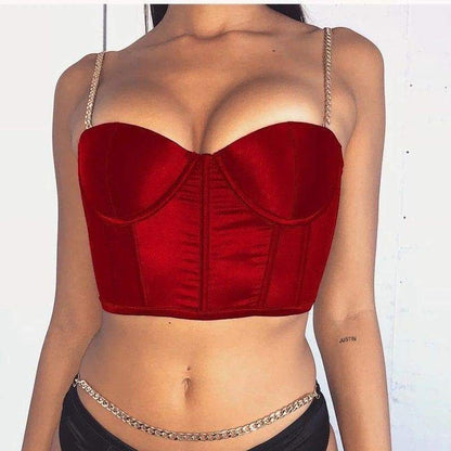 Modern Fantasy Goth Crop Top