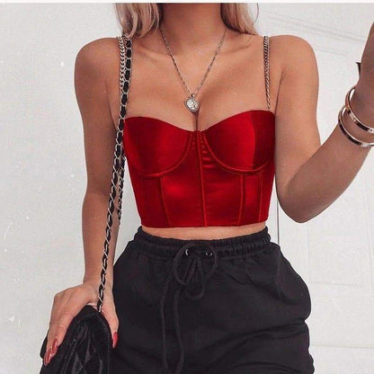 Modern Fantasy Goth Crop Top