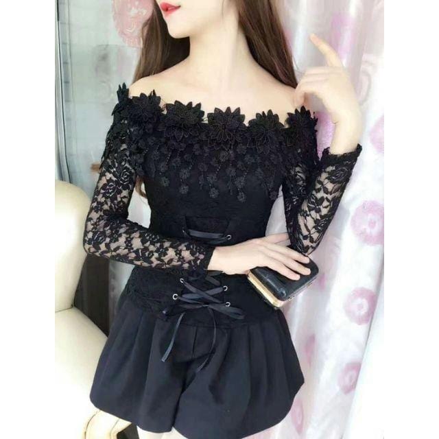 Pixie Lace Sexy Blouse