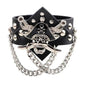 Holy Terror Leather Cuff Bracelet