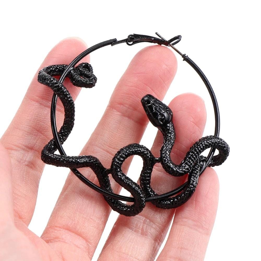 Tribal Serpent Punk Earrings
