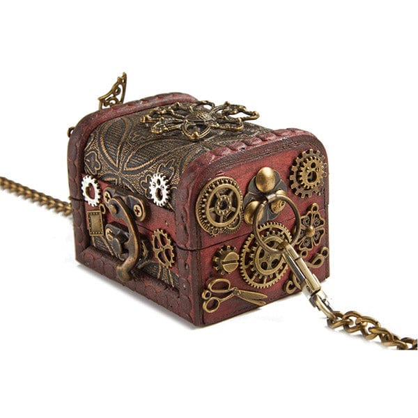 Wooden Treasure Box Mini Bag