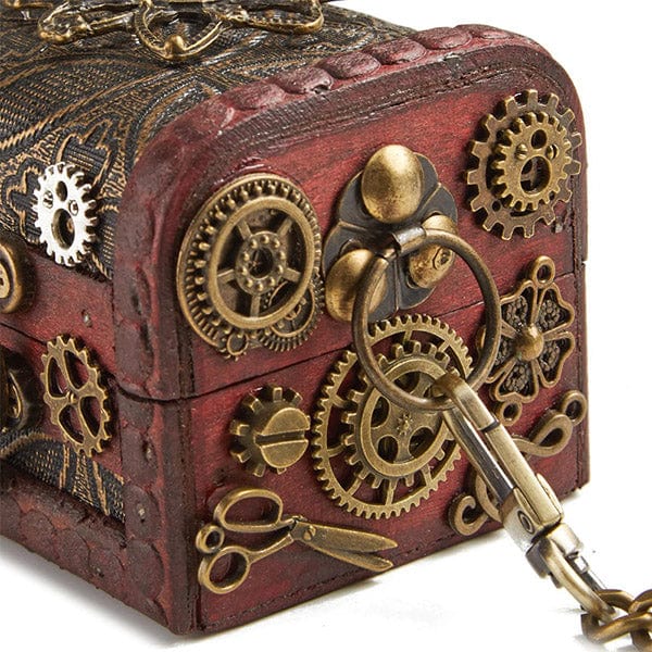 Wooden Treasure Box Mini Bag