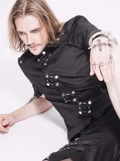 Devil Steampunk Black Shirt