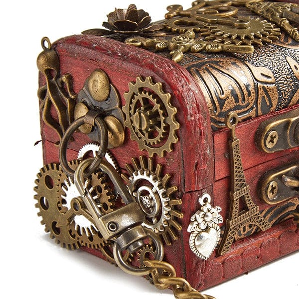 Wooden Treasure Box Mini Bag