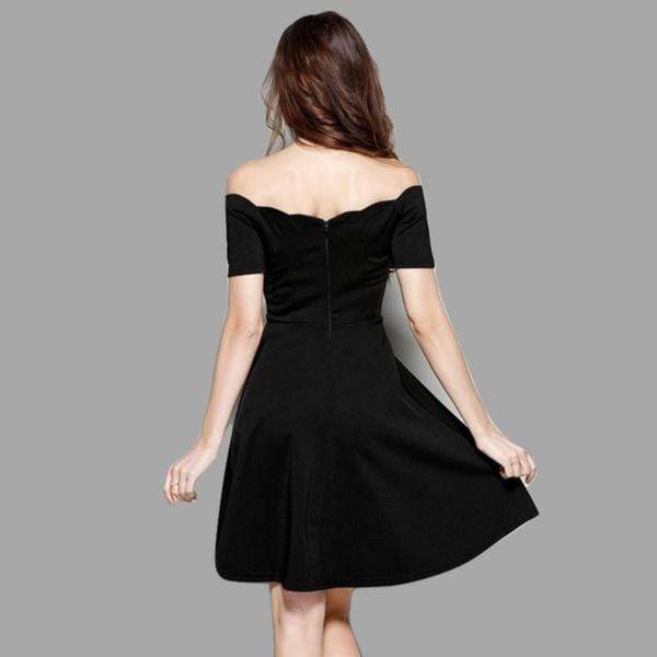 Dark Days of Summer Off Shoulder Dress