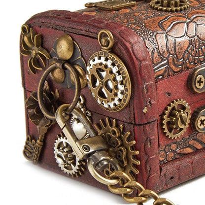 Wooden Treasure Box Mini Bag