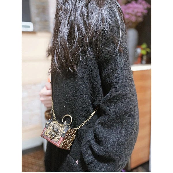 Wooden Treasure Box Mini Bag