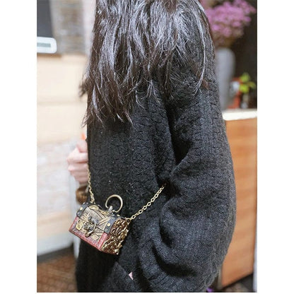 Wooden Treasure Box Mini Bag