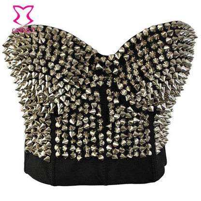 Sikk Studded Rivet Bra