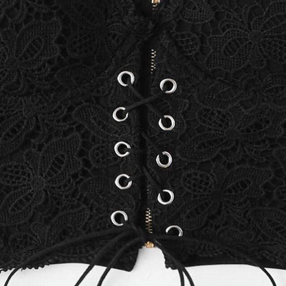 Lace Strap Crop Top
