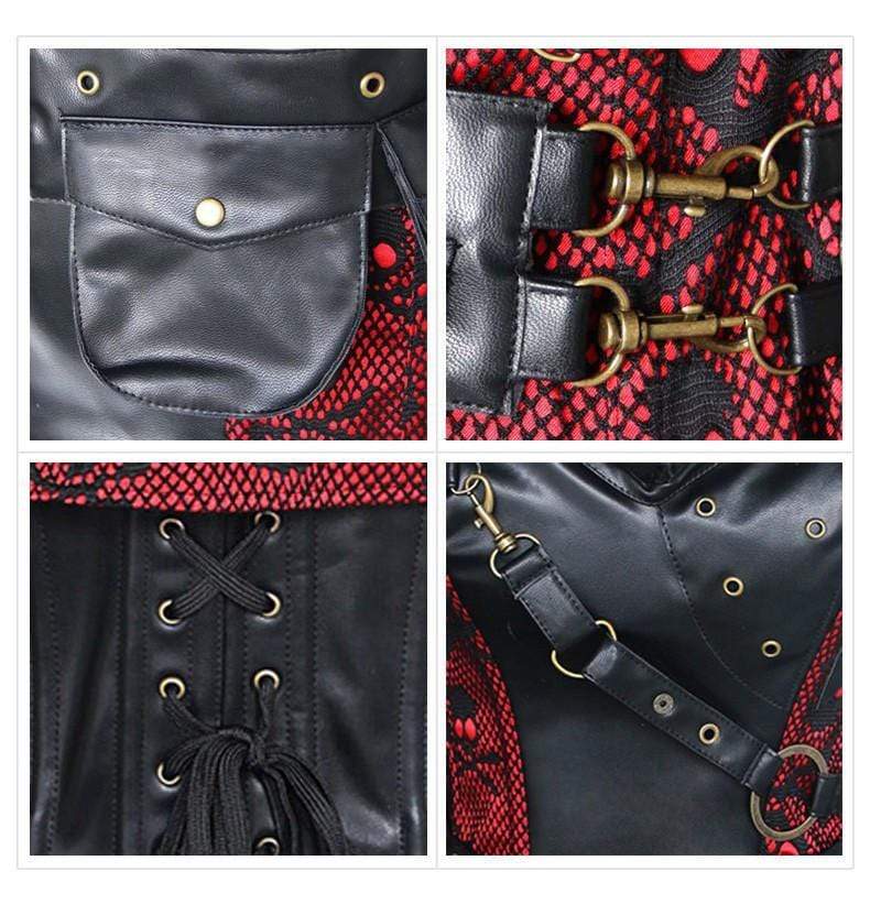 Gothic/SP Tribulations Steel Boned Corset