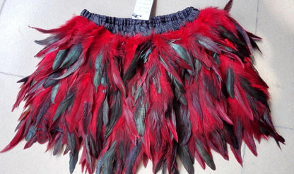 Handmade Mini Feather Skirt