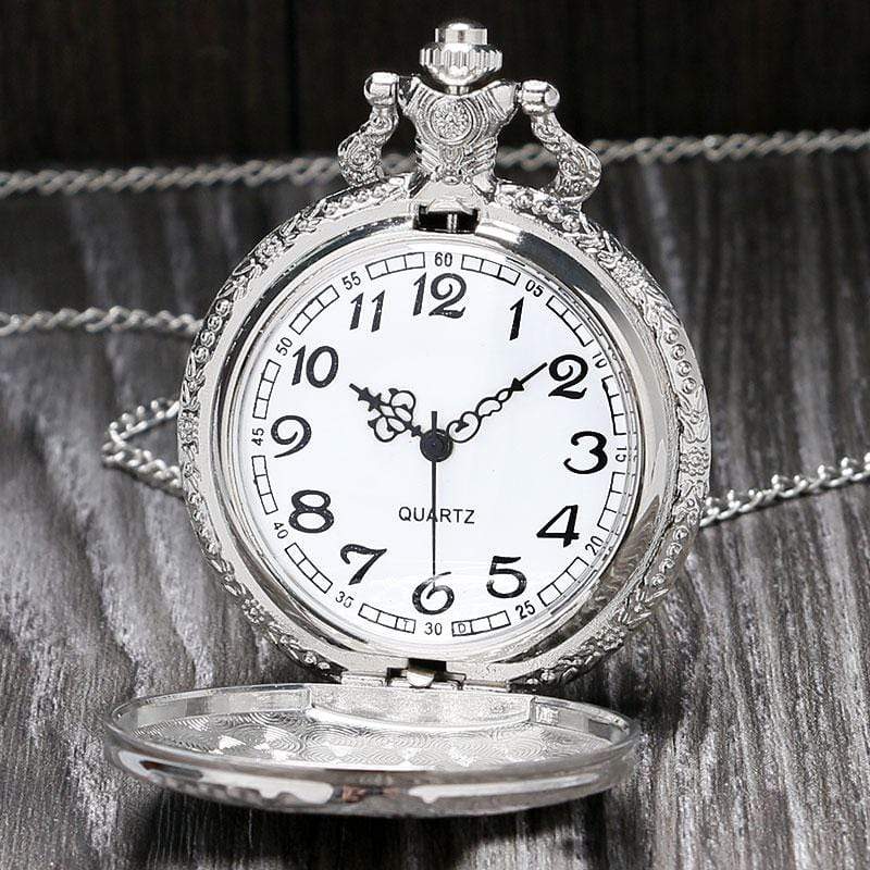 Gold Train Steampunk Necklace