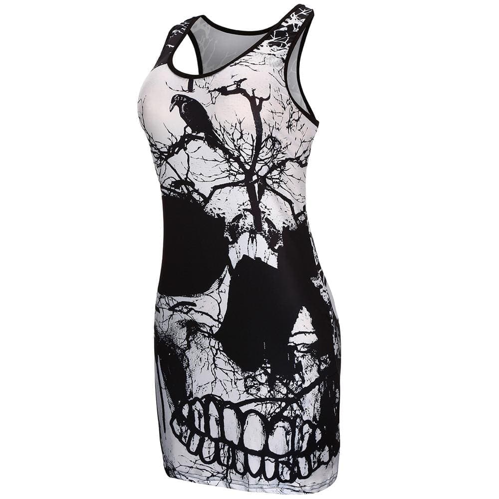 Raven Skull Vintage Dress