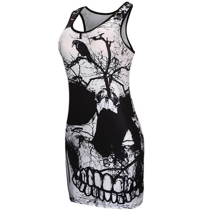 Raven Skull Vintage Dress