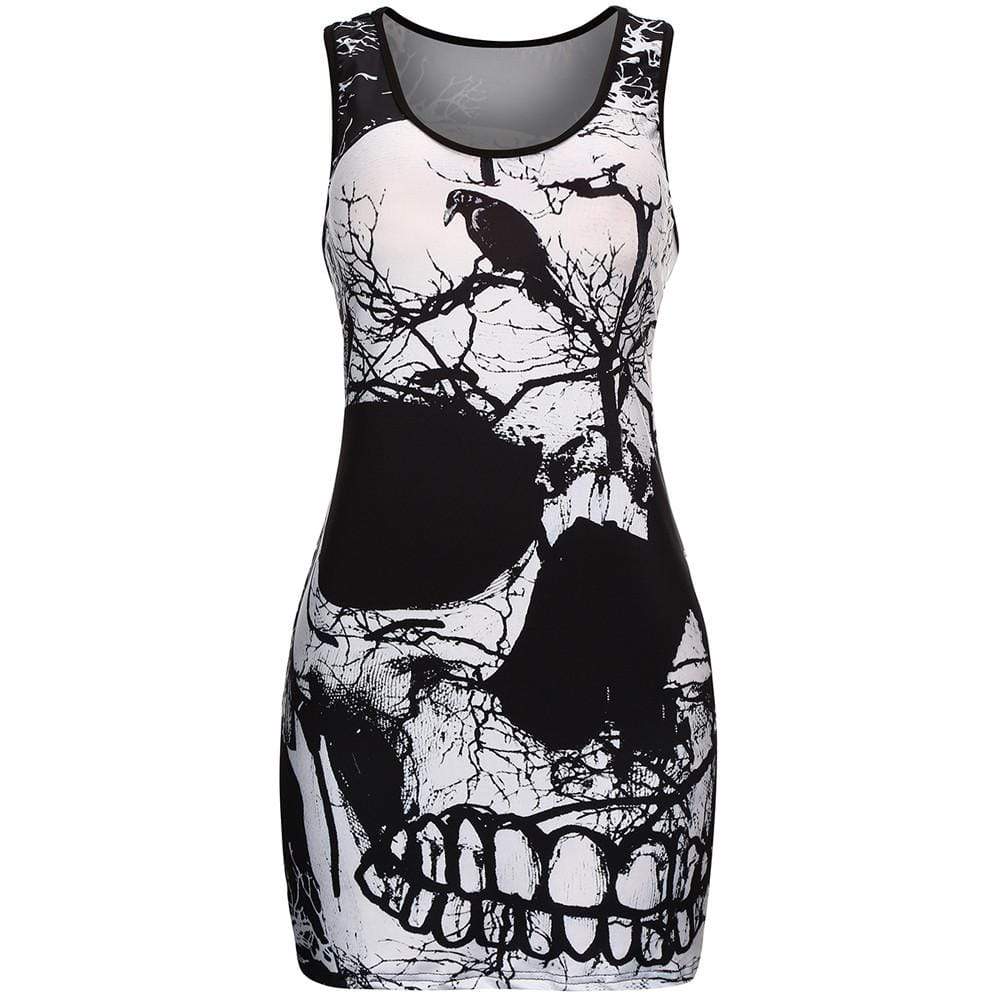 Raven Skull Vintage Dress