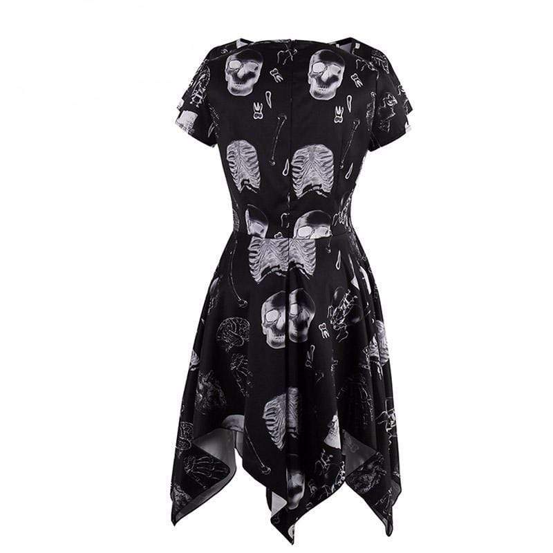 Skeleton Bone Printed Dress