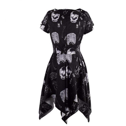 Skeleton Bone Printed Dress