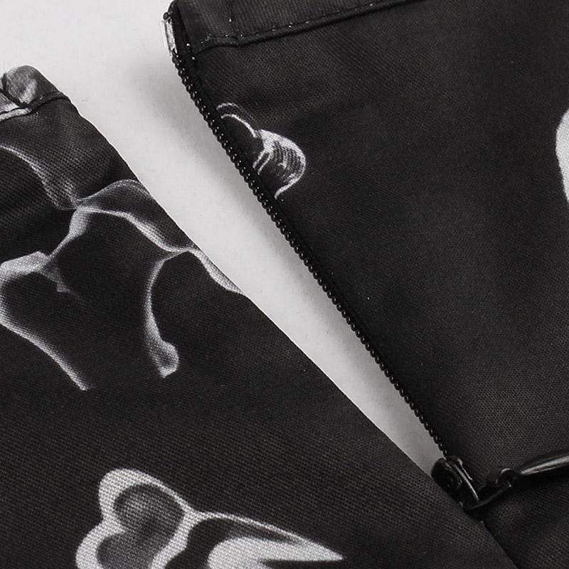 Skeleton Bone Printed Dress