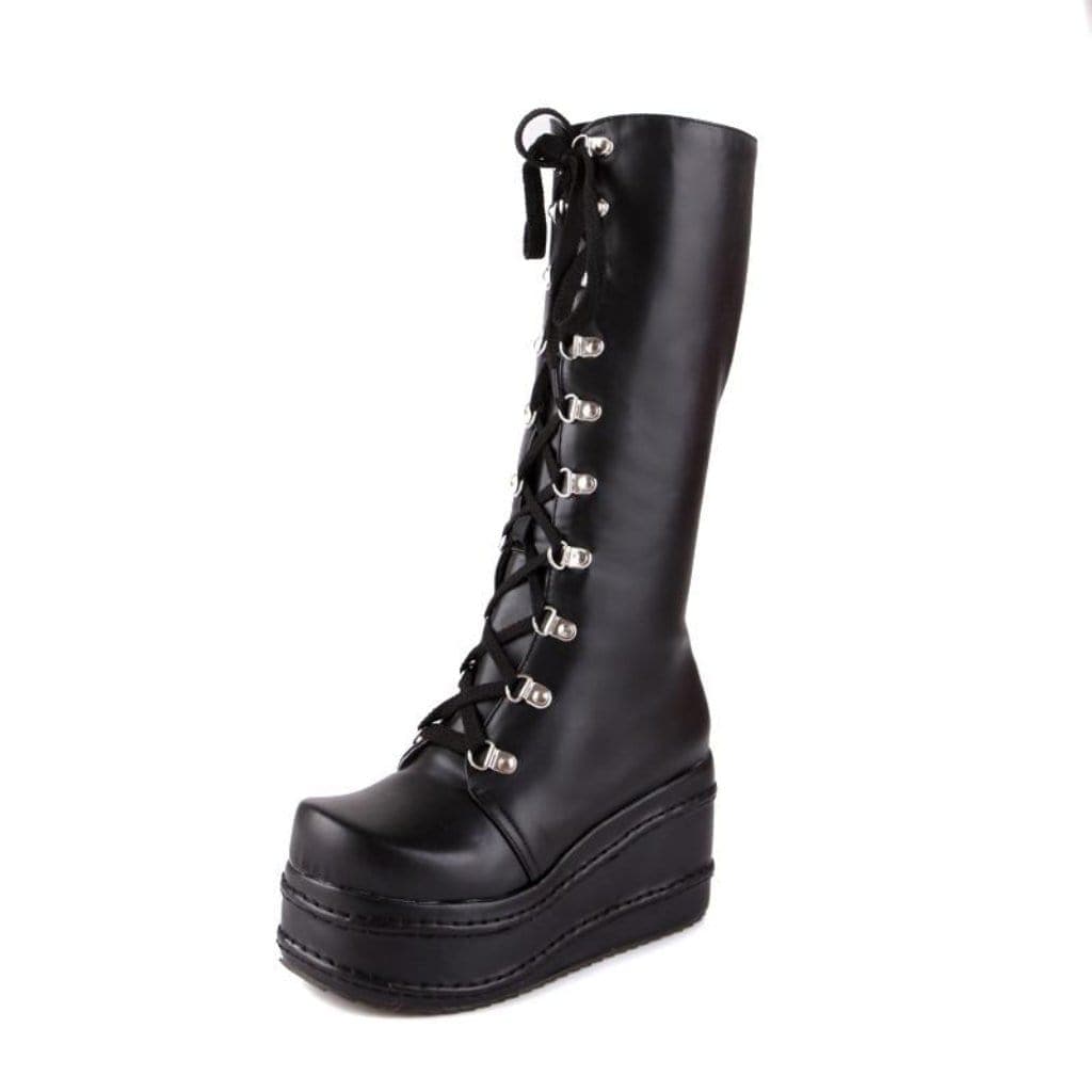Stack Pack Platform Boots