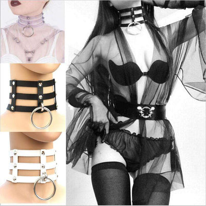 Caged Ring Choker