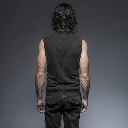 Steampunk Front Strap Vest  (Mens)