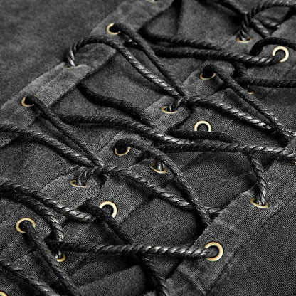 Steampunk Front Strap Vest  (Mens)
