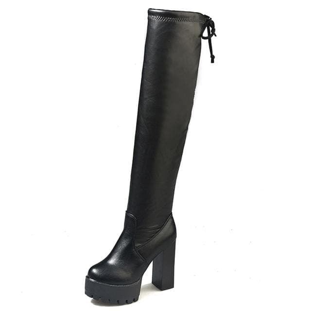 black pu leather