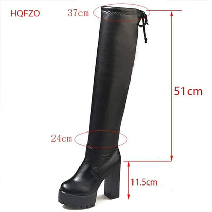 Ravana Over Knee Platform Boots