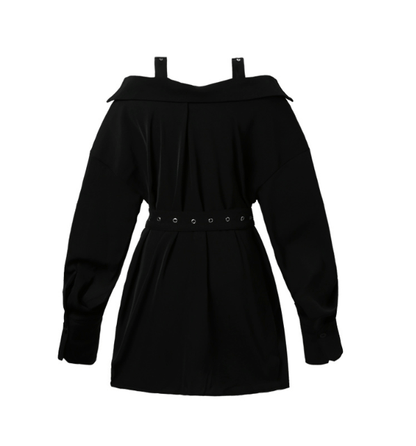 Black Suspender Dress