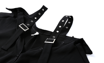 Black Suspender Dress