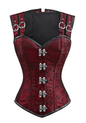 Red Brocade Sexy Corset