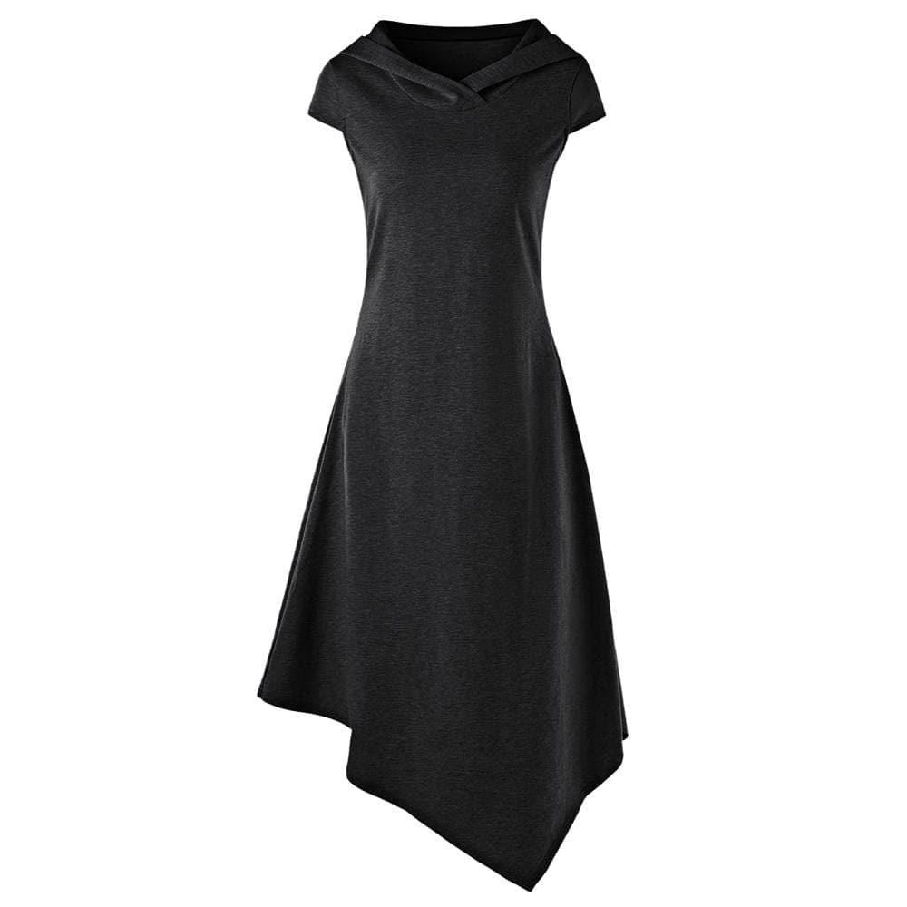 Asymmetrical Sleeveless Hoodie