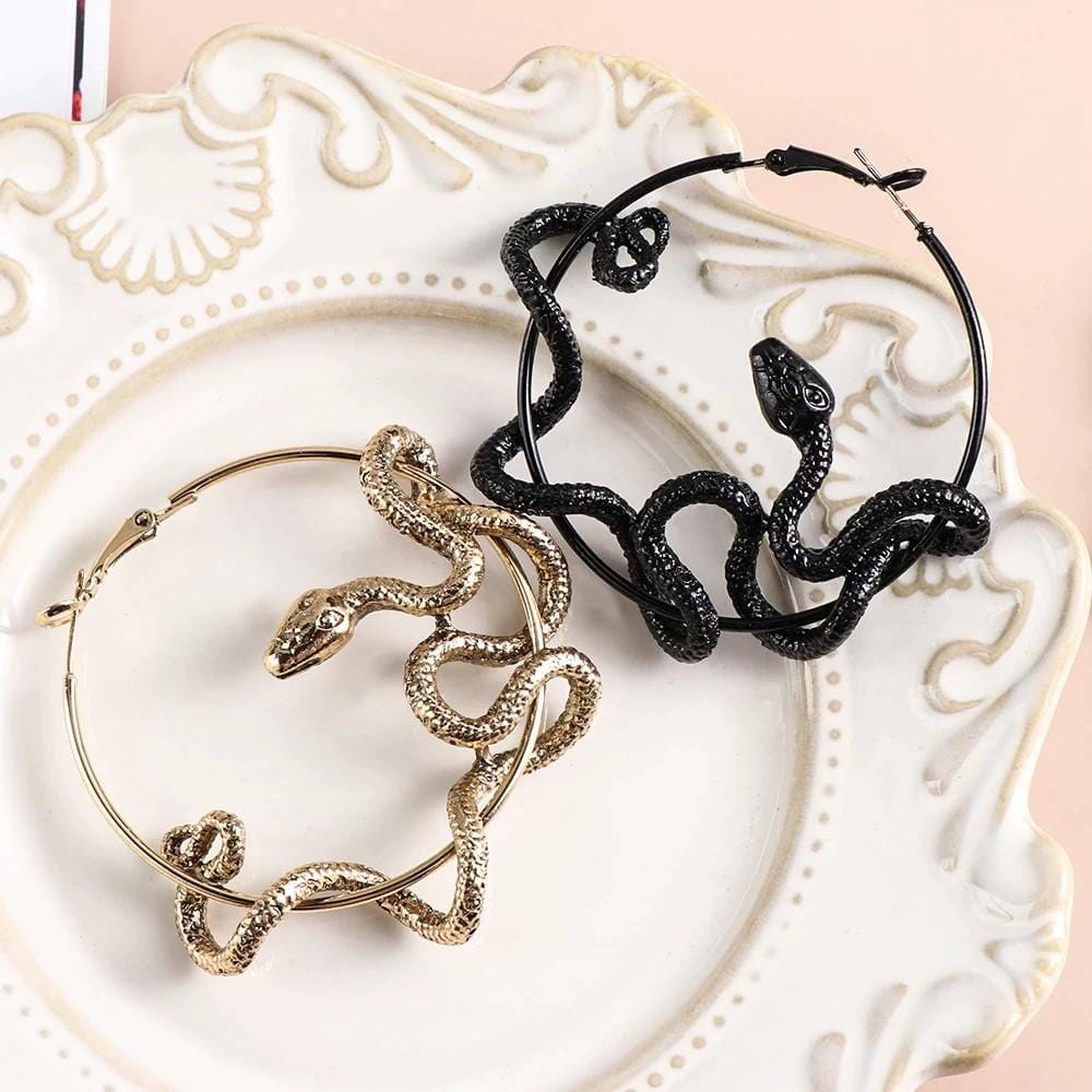 Tribal Serpent Punk Earrings